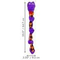 KONG Halloween Knots Snake Purple Dog Toy
