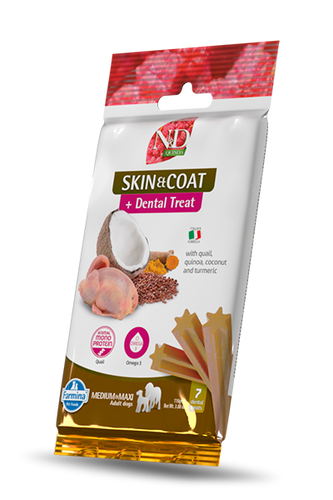 Farmina Dental Treat Skin & Coat Quail Medium & Maxi