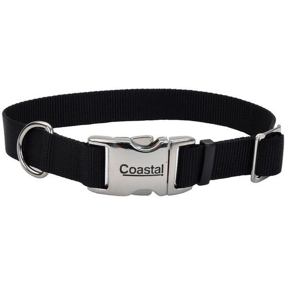 Coastal Adjustable Dog Collar with Metal Buckle (3/4
