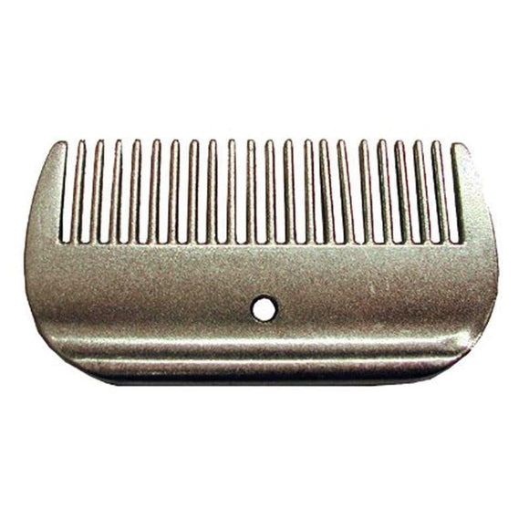 MANE COMB FOR HORSES (4 INCH, SILVER)