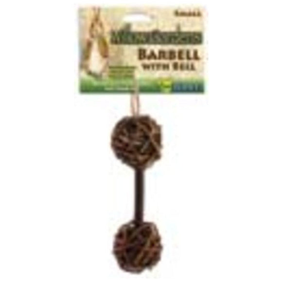 WILLOW GARDEN BARBELL WITH BELL (SMALL, NATURAL)