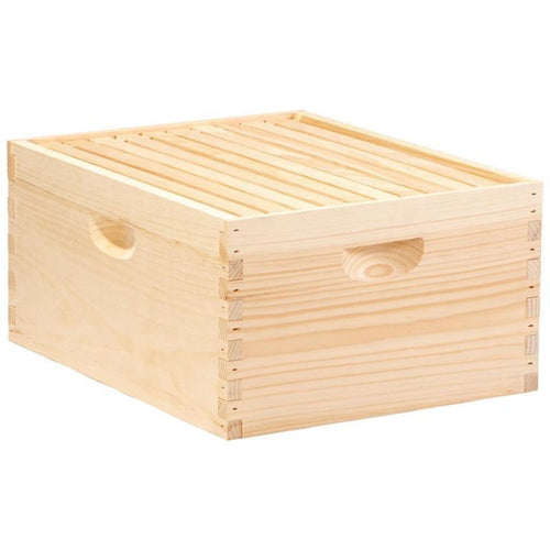 LITTLE GIANT 10-FRAME DEEP HIVE BODY WITH FRAMES (10 FRAME DEEP, NATURAL PINE)