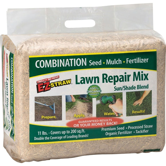 EZ-Straw Lawn Repair Mix Covers 200 Sq Ft (11-lb)