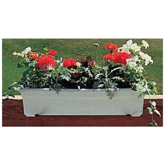 COUNTRYSIDE FLOWERBOX (30 INCH, WHITE)