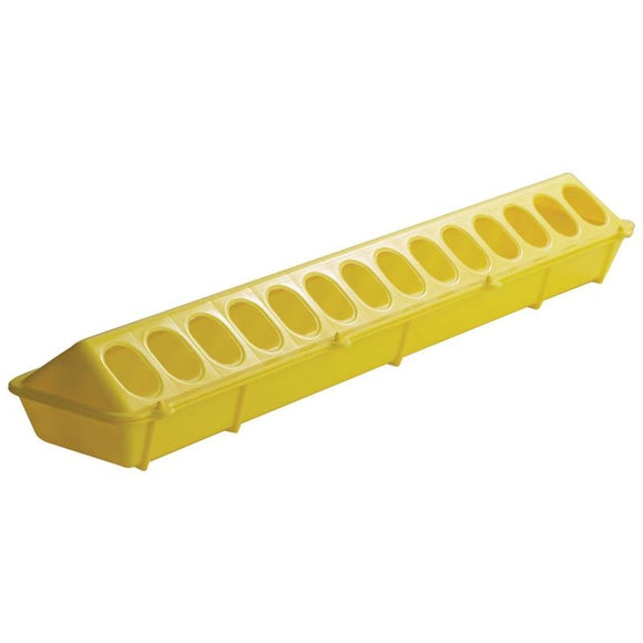LITTLE GIANT FLIP-TOP PLASTIC POULTRY FEEDER (20 IN LIME GREEN)