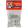 RUBBER HORSE BRAID BANDS (5 INCH/500 PACK, WHITE)