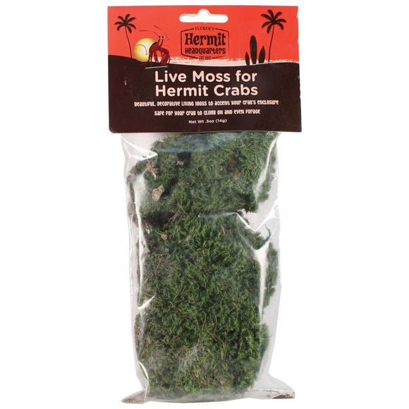 Fluker's Live Moss for Hermit Crabs (.5 OZ)