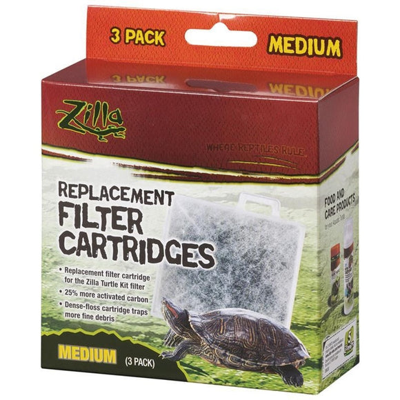 Zilla Replacement Filter Cartridges (LARGE/3 PACK)