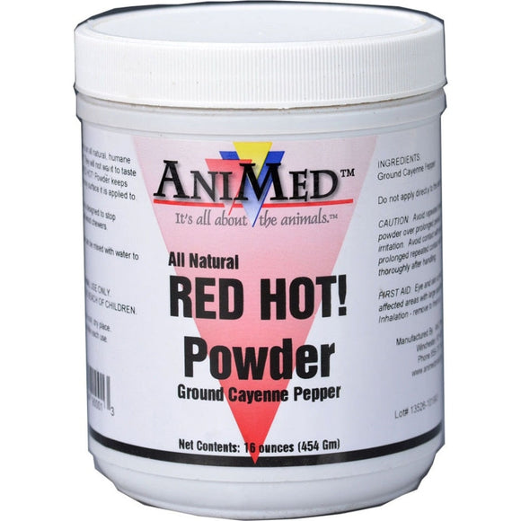 ANIMED RED HOT! GROUND CAYENNE PEPPER POWDER (16 OZ)