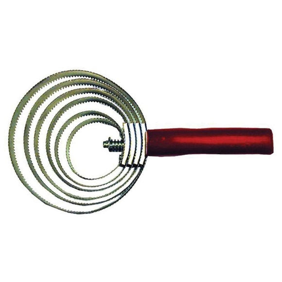 SPIRAL CURRY COMB FOR HORSES (JUMBO, RED)