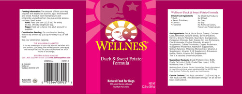 Wellness Complete Health Natural Duck and Sweet Potato Recipe Wet Canned Dog Food