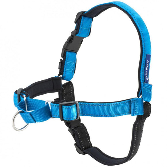 PetSafe Deluxe Easy Walk Ocean Blue & Black Dog Harness