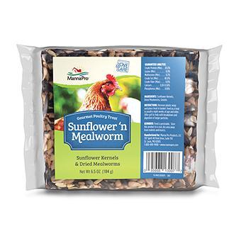 Sunflower'N Mealworm Gourmet Poultry Treat